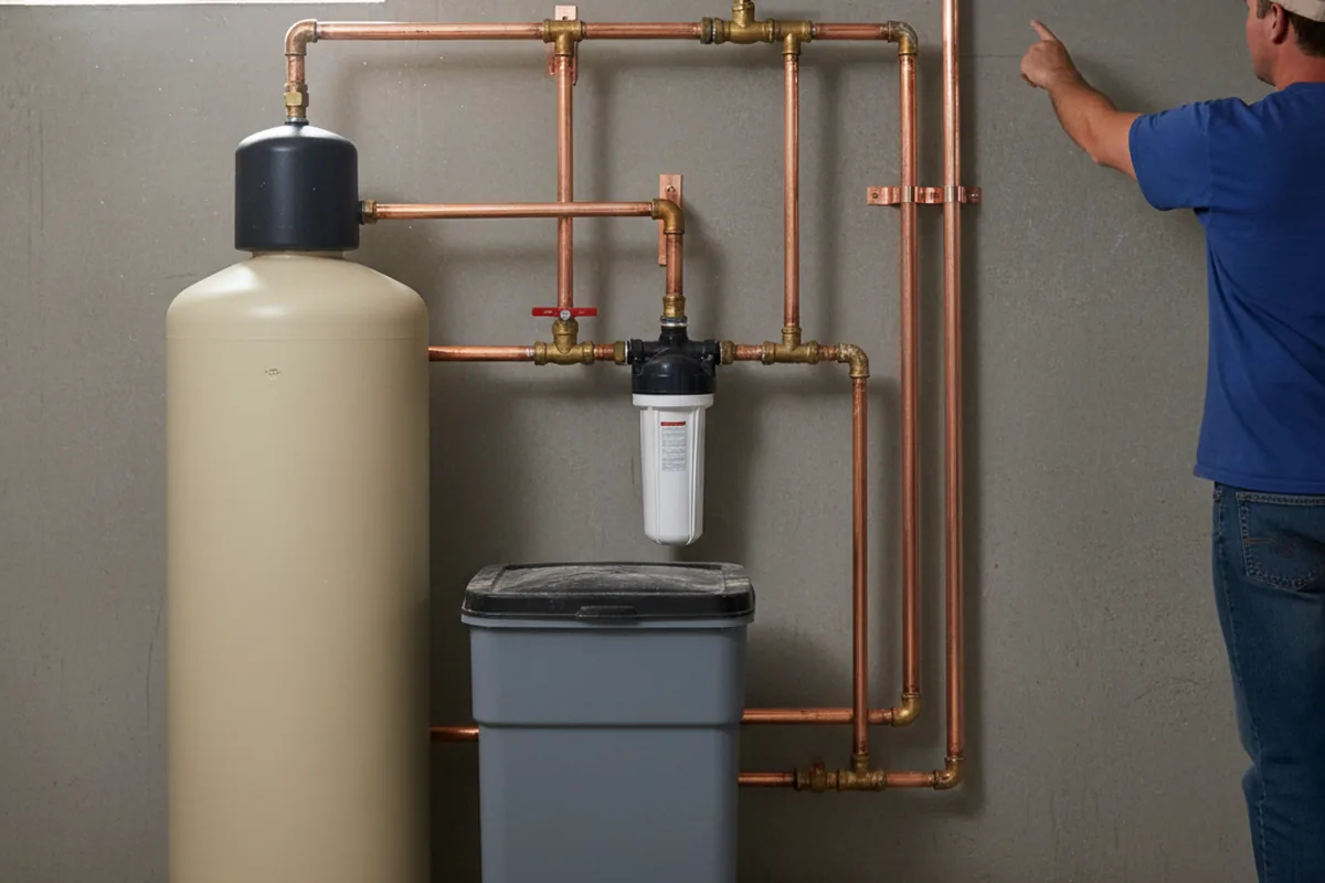 Whole-house water treatment system installed in Cascadia